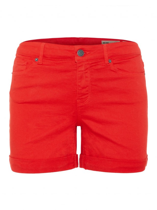 Shorts bajos doblados mujer