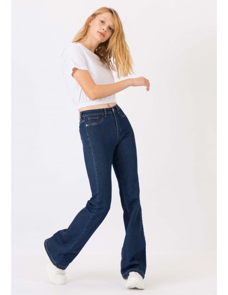 Jeans campana one size mujer