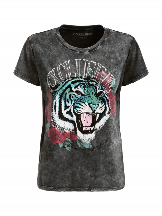 Camiseta manga corta print tigre