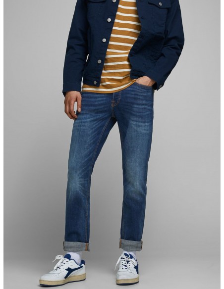 Jeans slim straight fit hombre
