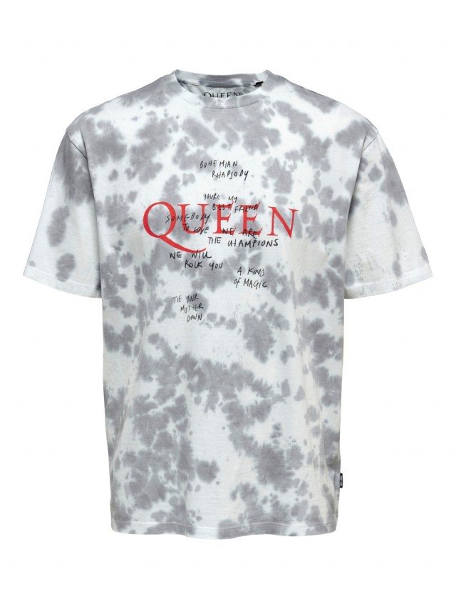 Camiseta estampado Queen hombre